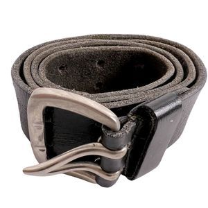 LEATHER BELT Size m black Women’s